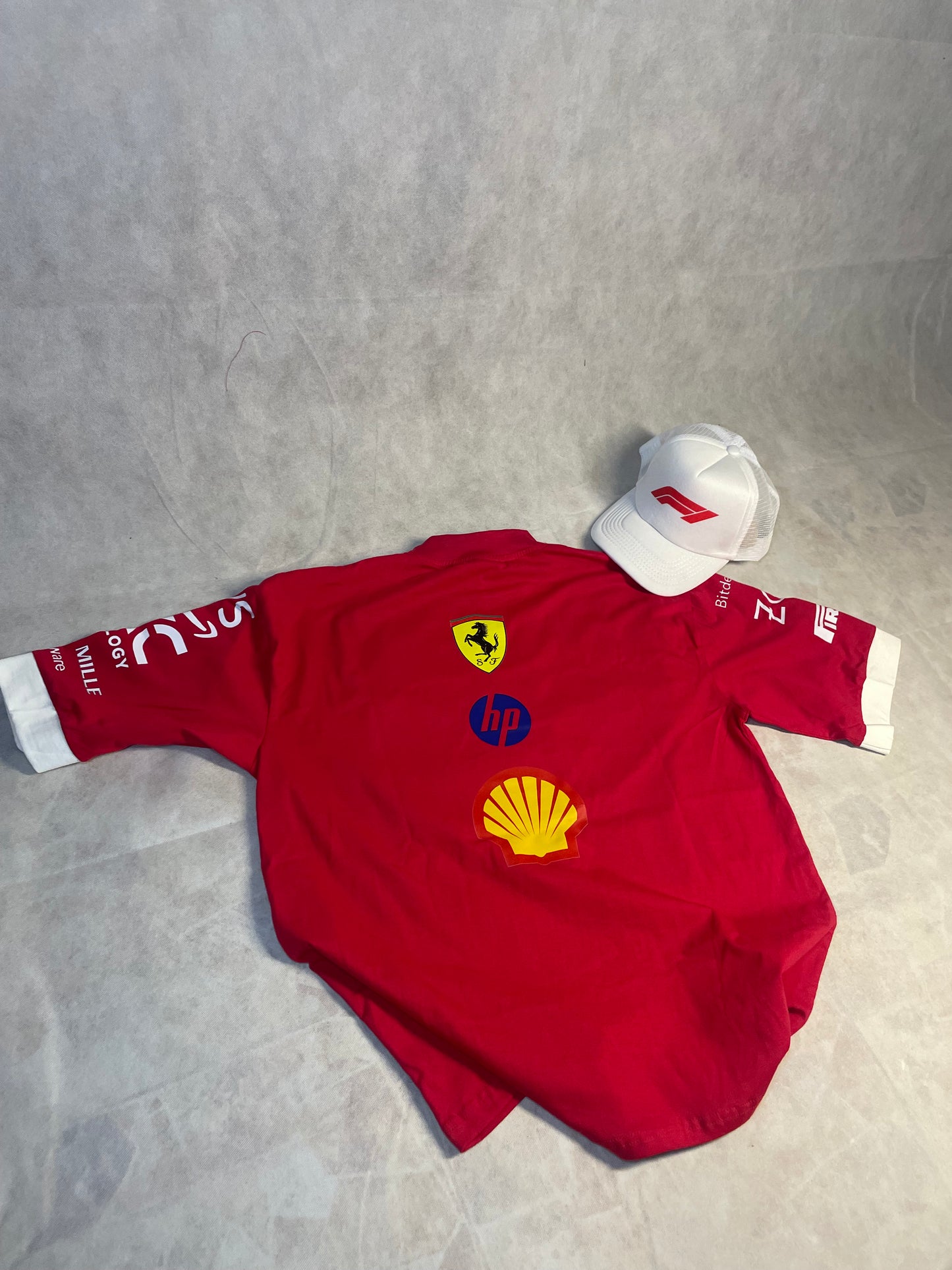 Ferrari F1 Team Set – T-Shirt & Cap Combo