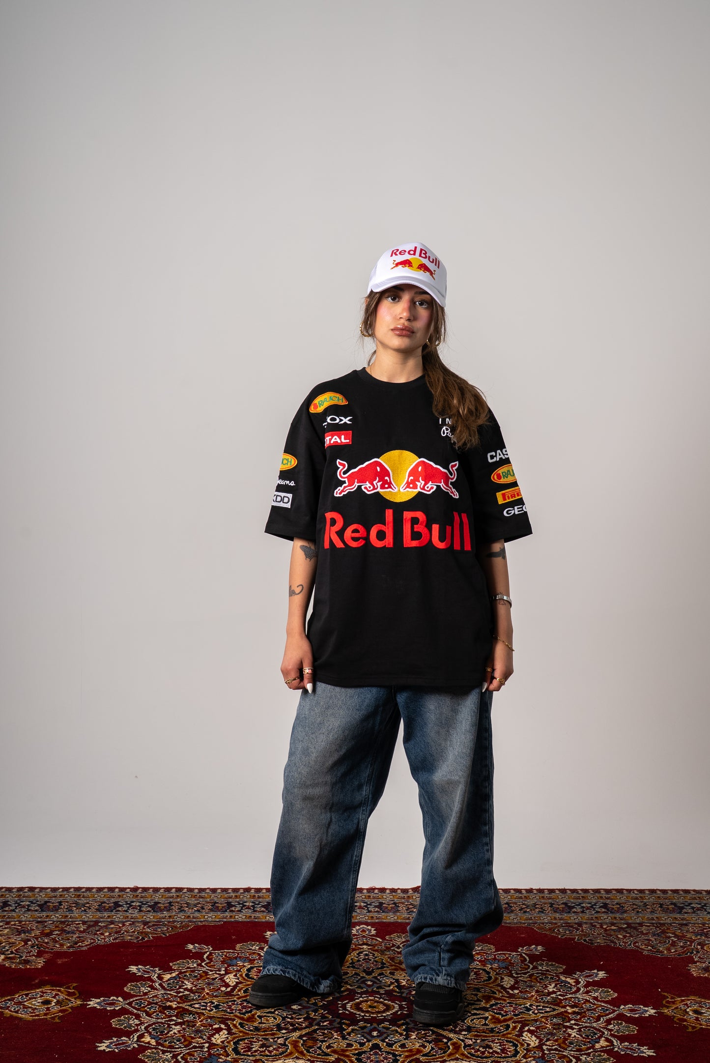 Redbull black/ white cap unisex