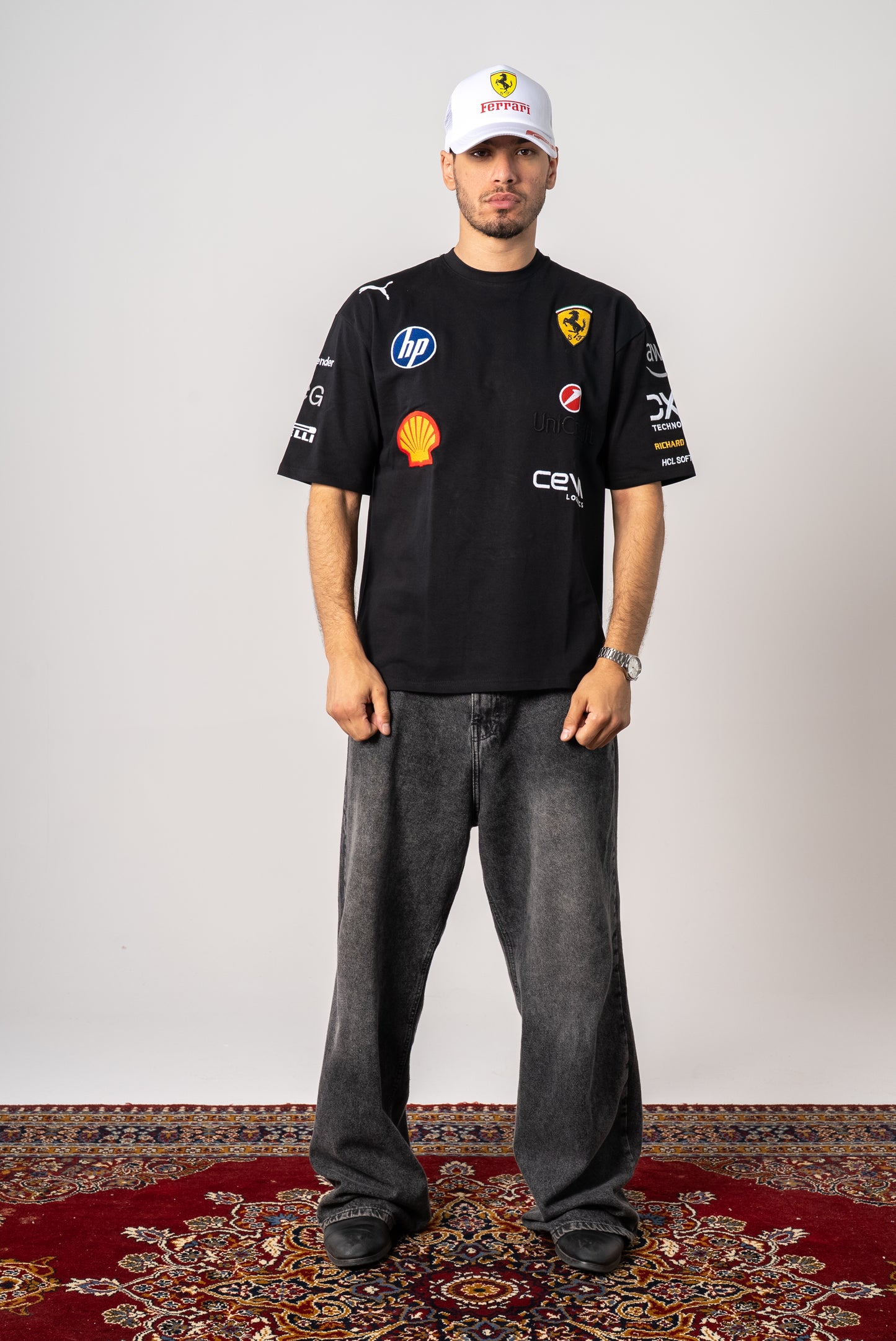 Ferrari embroidery F1 Team  Set – T-Shirt