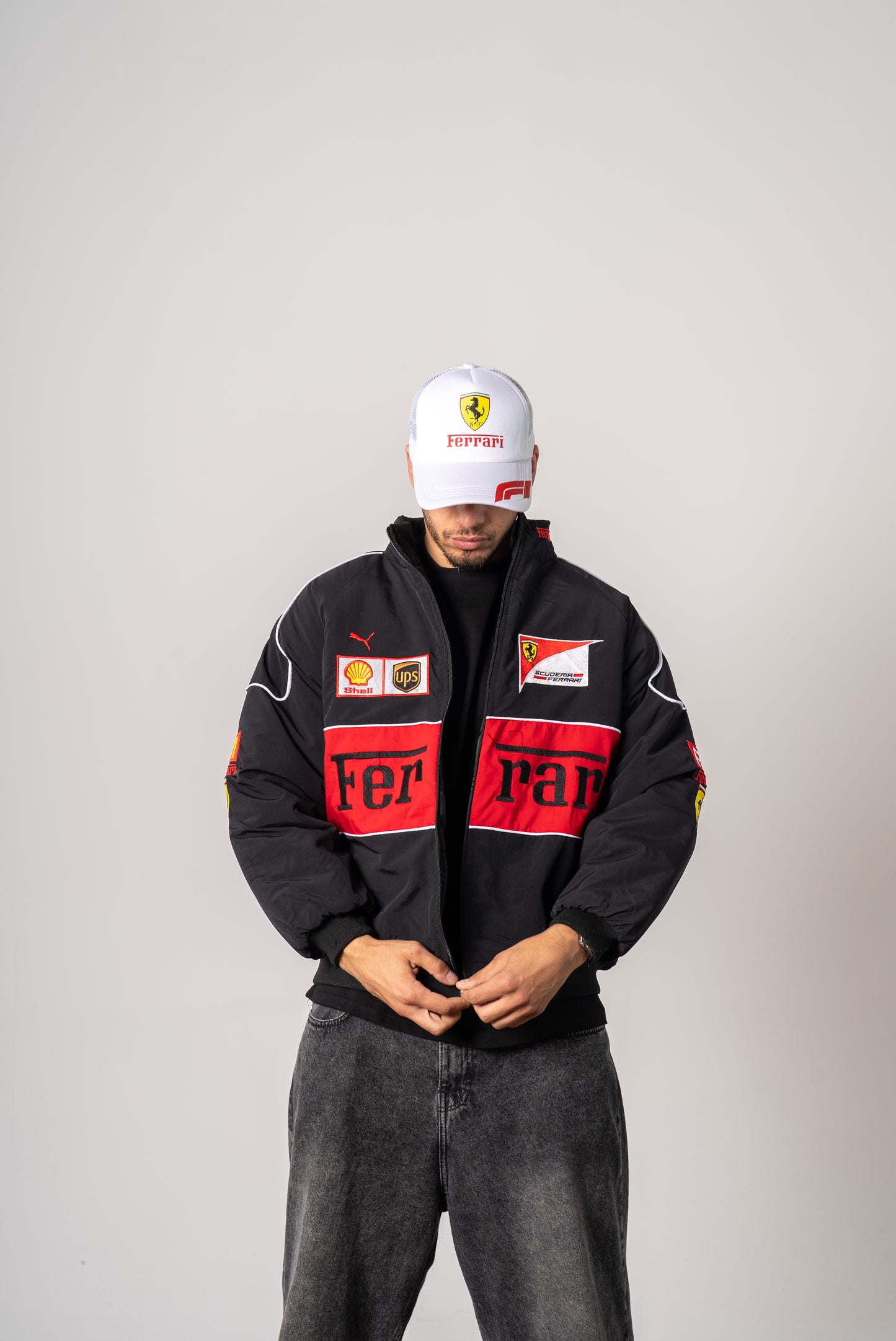 Unisex Ferrari jacket black