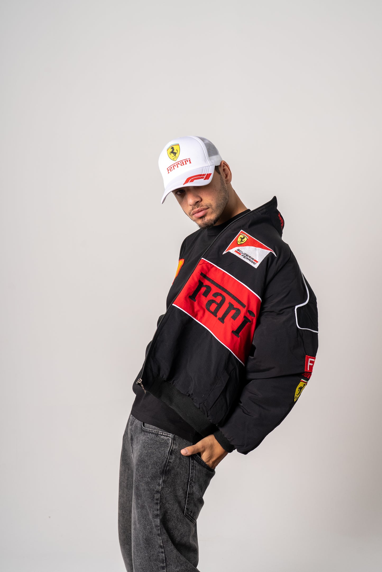 Unisex Ferrari jacket black