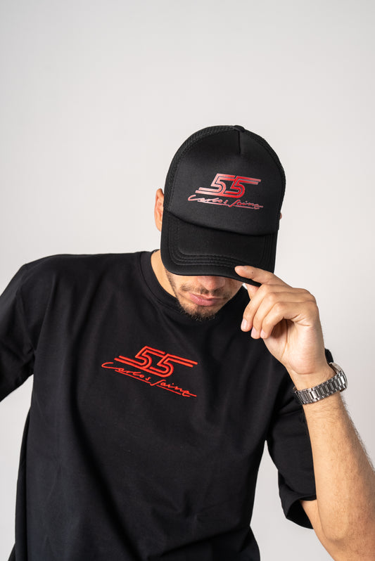 New Era Carlos Sainz Replica Tech embroidery oversized t-shirt