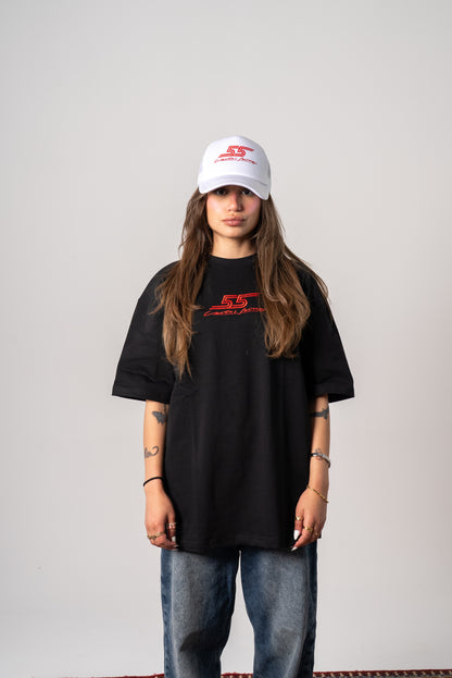 New Era Carlos Sainz Replica Tech embroidery oversized t-shirt