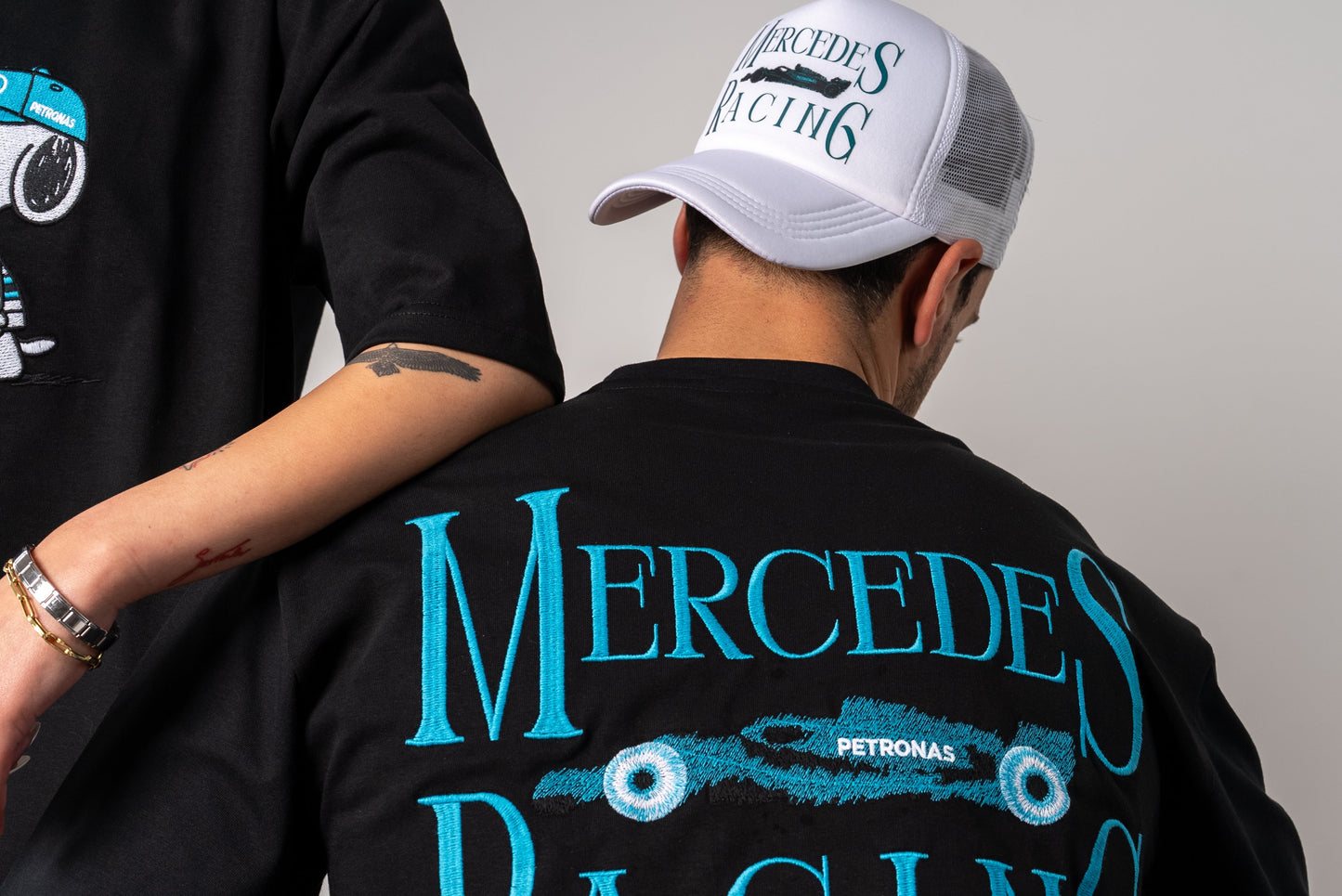 Mercedes racing sport white cap Unisex
