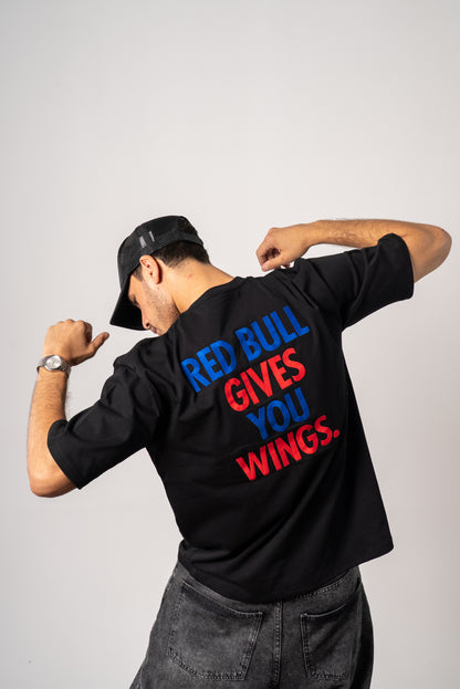 REDBULL embroidery tshirt oversized