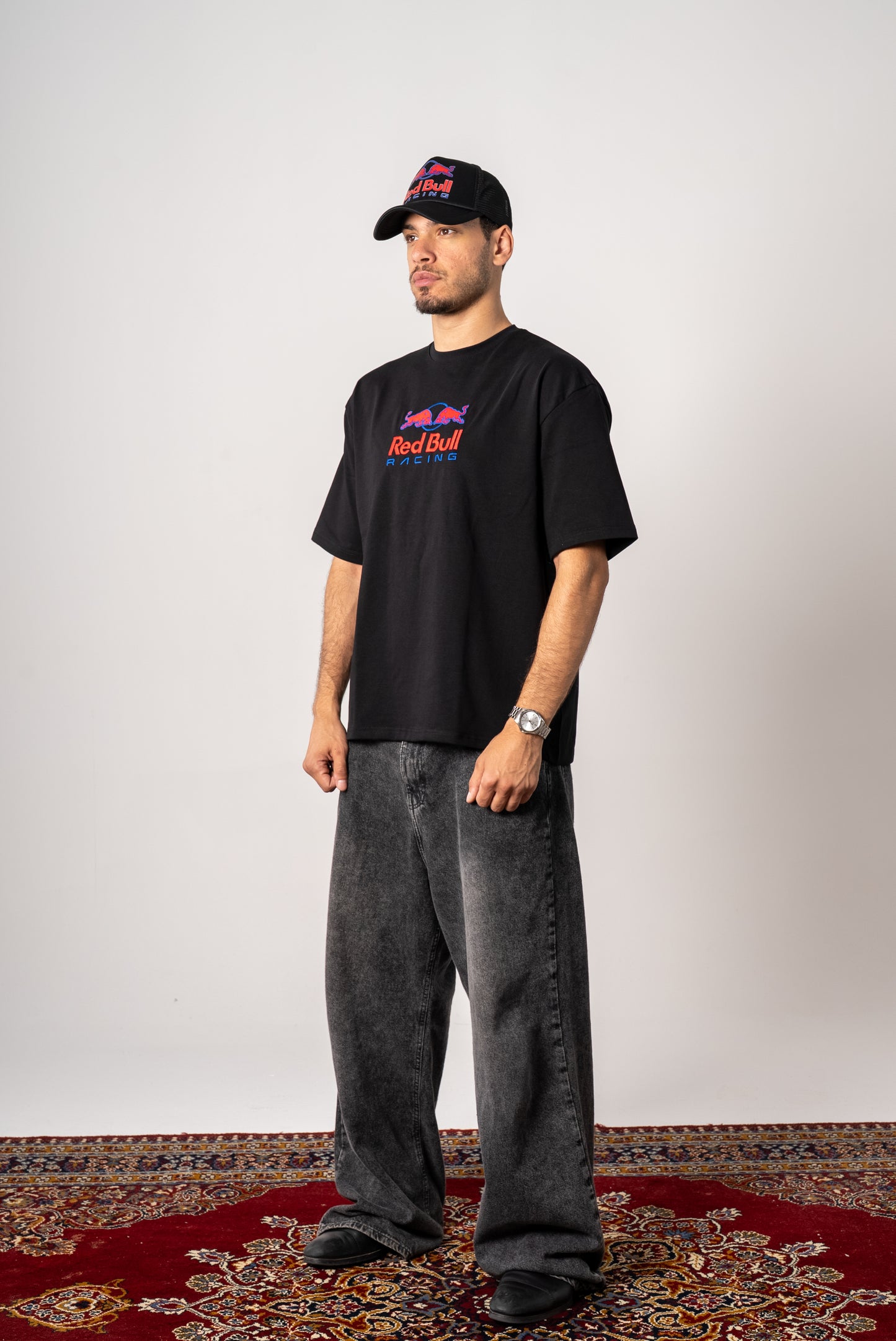 REDBULL embroidery tshirt oversized