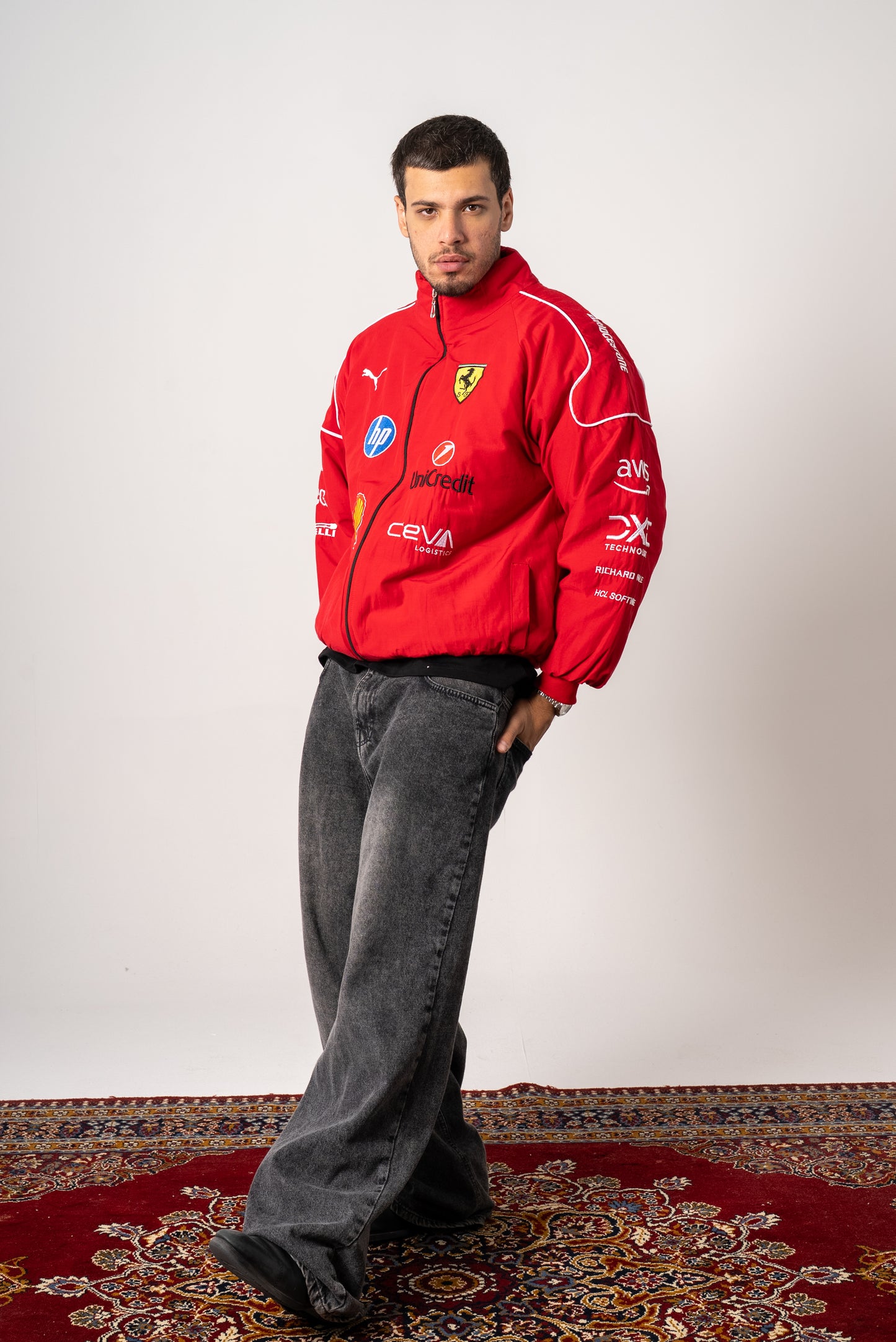 Scuderia Ferrari Team Pro Unisex Motorsport Jacket
