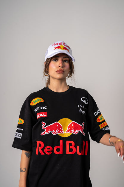 Redbull black/ white cap unisex