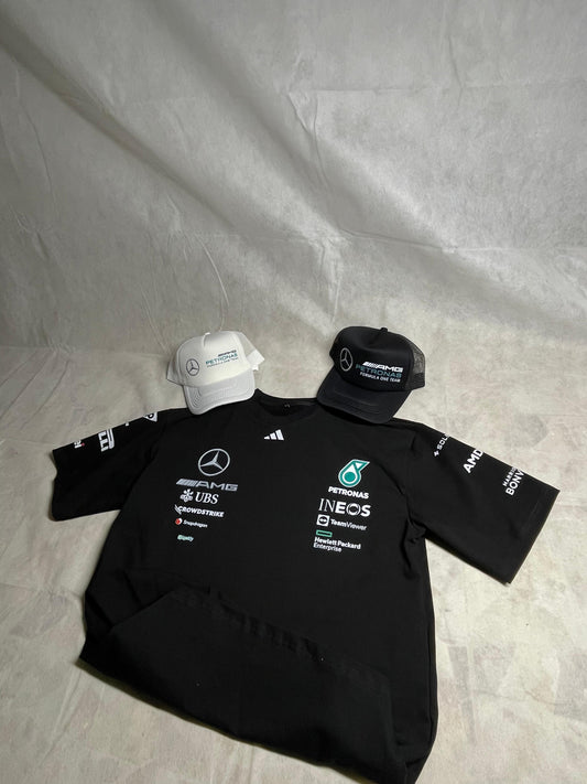 Mercedes-AMG F1 Set – T-Shirt + Free Cap