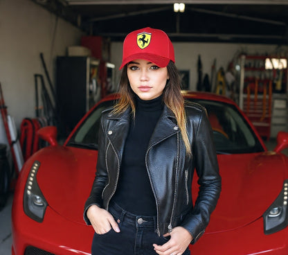 Ferrari red cap
