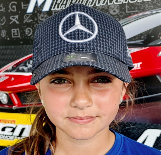 MERCEDES PRTONAS  embroidery blue CAP