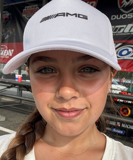 AMG rapper white / black  cap unisex