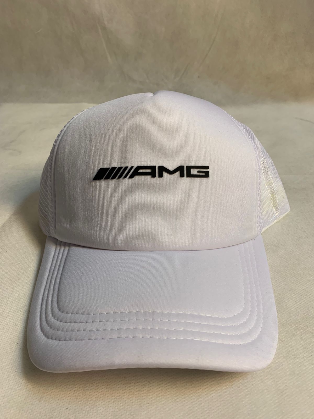 AMG rapper white / black  cap unisex