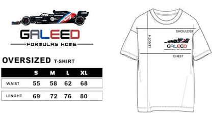 Red Bull Racing embroidery 
Oracle Red Bull Racing Team oversized T-Shirt unisex