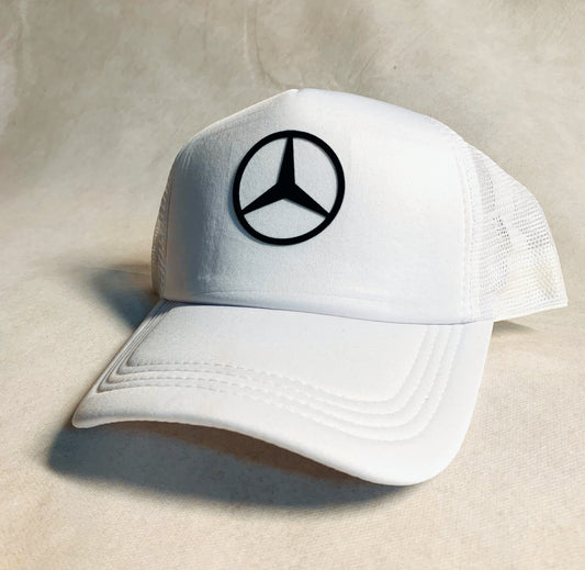 White rapper Cap Mercedes  Unisex