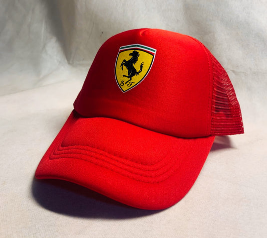 Ferrari red cap