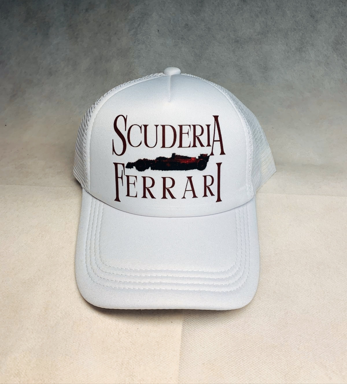 Ferrari scuderia cap white silk unisex