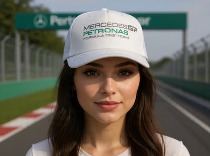 Mercedes GP white cap unisex