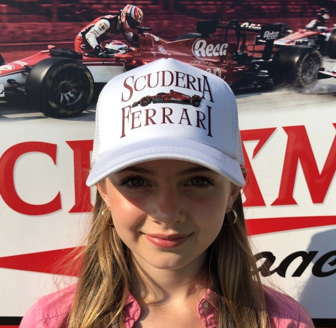 Ferrari scuderia cap white unisex